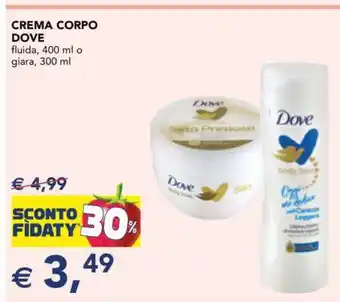 Esselunga CREMA CORPO DOVE offerta