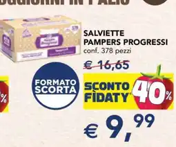 Esselunga Salviette Pampers Progressi offerta