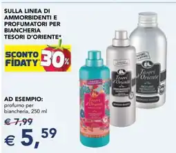 Esselunga profumo per biancheria, 250 ml offerta