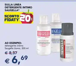 Esselunga Saugella Uomo offerta