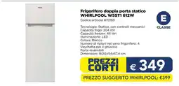 Esselunga Frigorifero doppia porta statico WHIRLPOOL W55TI 612W offerta
