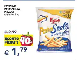 Esselunga Patatine Patasnella Pizzoli offerta