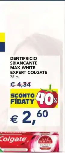 Esselunga DENTIFRICIO SBIANCANTE MAX WHITE EXPERT COLGATE offerta