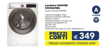 Lavatrice HOOVER HW29AMBS