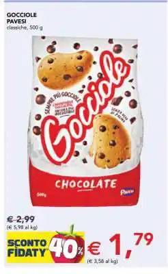Esselunga Gocciole Pavesi offerta