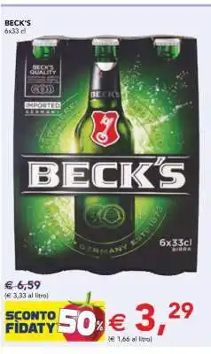 Esselunga BECK'S offerta