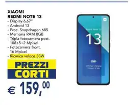 Esselunga Xiaomi Redmi Note 13 offerta