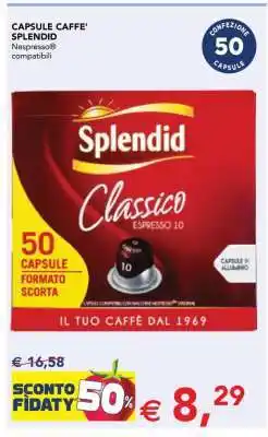 Esselunga CAPSULE CAFFÈ SPLENDID offerta
