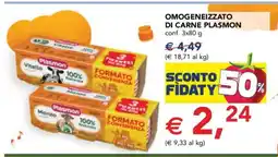 Esselunga Omogeneizzato di Carne Plasmon offerta