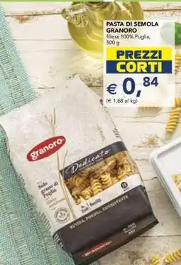 Esselunga PASTA DI SEMOLA GRANORO offerta