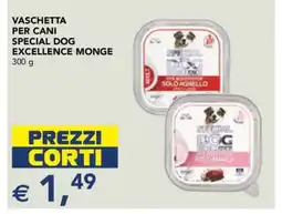 Esselunga VASCHETTA PER CANI SPECIAL DOG EXCELLENCE MONGE offerta