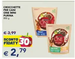 Esselunga CROCCHETTE PER CANI ONE MINI PURINA offerta