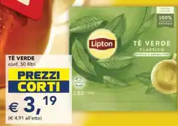 Esselunga TÈ VERDE offerta