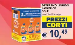 Esselunga Detersivo Liquido Lavatrice Sole offerta