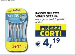 Esselunga RASOIO GILLETTE VENUS OCEANA offerta