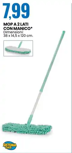 Eurospin Mop a 2 lati con manico offerta