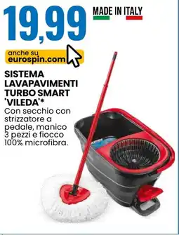Eurospin Sistema lavapavimenti turbo smart 'vileda' offerta