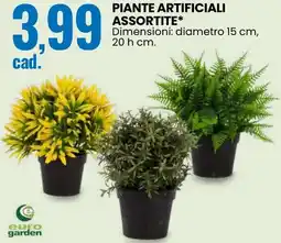 Eurospin Piante artificiali assortite offerta