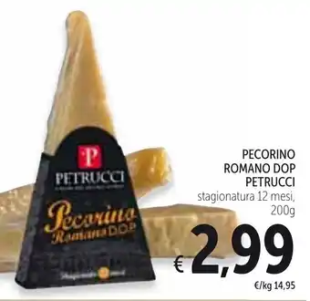 Pecorino Romano Dop Petrucci 200g