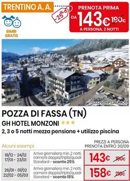 Eurospin Gh hotel monzoni offerta
