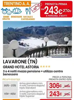 Eurospin Grand hotel astoria offerta