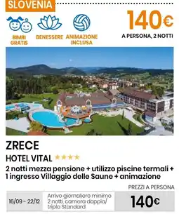 Eurospin Hotel vital offerta