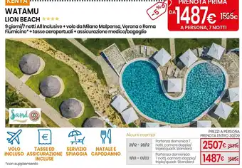 Eurospin Watamu lion beach offerta