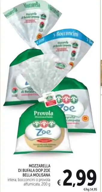 Mozzarella Di Bufala DOP Zoe Bella Molisana 200g
