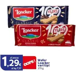 Sigma Wafer Loacker vari tipi offerta