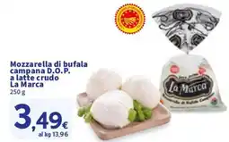 Sigma Mozzarella di bufala campana D.O.P. a latte crudo La Marca offerta