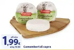 Sigma Camembert di capra offerta
