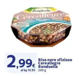 Sigma Riso nero sfizioso Cereallegre Bonduelle offerta