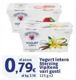 Sigma Yogurt intero Sterzing Vipiteno vari gusti offerta