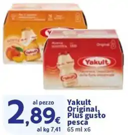 Sigma Yakult Original, Plus gusto pesca offerta
