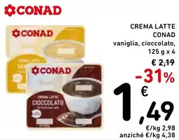 Spazio Conad Crema latte CONAD offerta