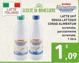 Spazio Conad Latte uht senza lattosio conad alimentum offerta