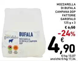 Spazio Conad Mozzarella di bufala campana dop fattorie GAROFALO offerta