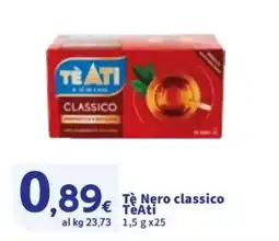 Sigma Tè Nero classico TeAti offerta