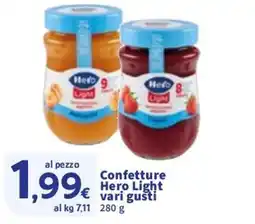 Sigma Confetture Hero Light vari gusti offerta