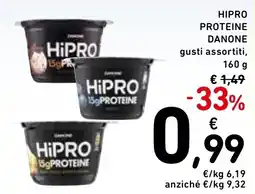Spazio Conad Hipro proteine DANONE offerta