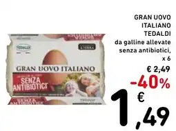 Spazio Conad Gran uovo italiano TEDALDI offerta