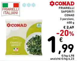 Spazio Conad Friarielli saporiti CONAD offerta