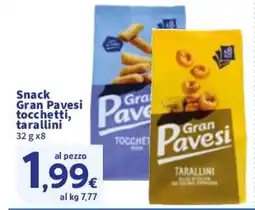 Sigma Snack Gran Pavesi tocchetti, tarallini offerta
