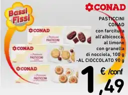 Spazio Conad Pasticcini-al cioccolato CONAD offerta