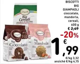 Spazio Conad Biscotti BIG GIAMPAOLI offerta