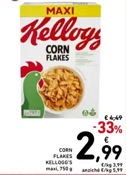 Spazio Conad Corn flakes KELLOGG'S offerta
