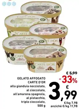 Spazio Conad Gelato affogato CARTE D'OR offerta