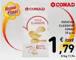 Spazio Conad Patatine classiche CONAD offerta