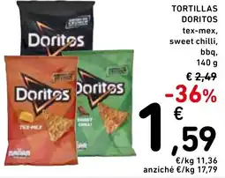 Spazio Conad Tortillas DORITOS offerta