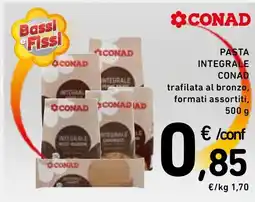 Spazio Conad Pasta integrale CONAD offerta